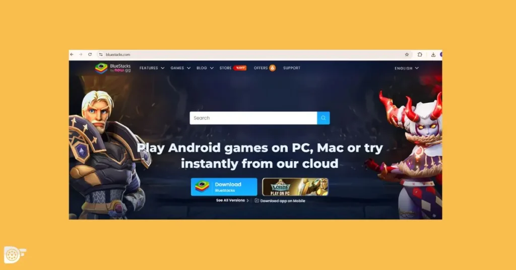 Download Dooflix APK for PC (Windows & Laptop) 2025 2 BlueStacks emulator used for downloading dooflix apk for PC.
