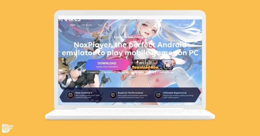 Download Dooflix APK for PC (Windows & Laptop) 2025 3 Noxplayer emulator interface for downloading.