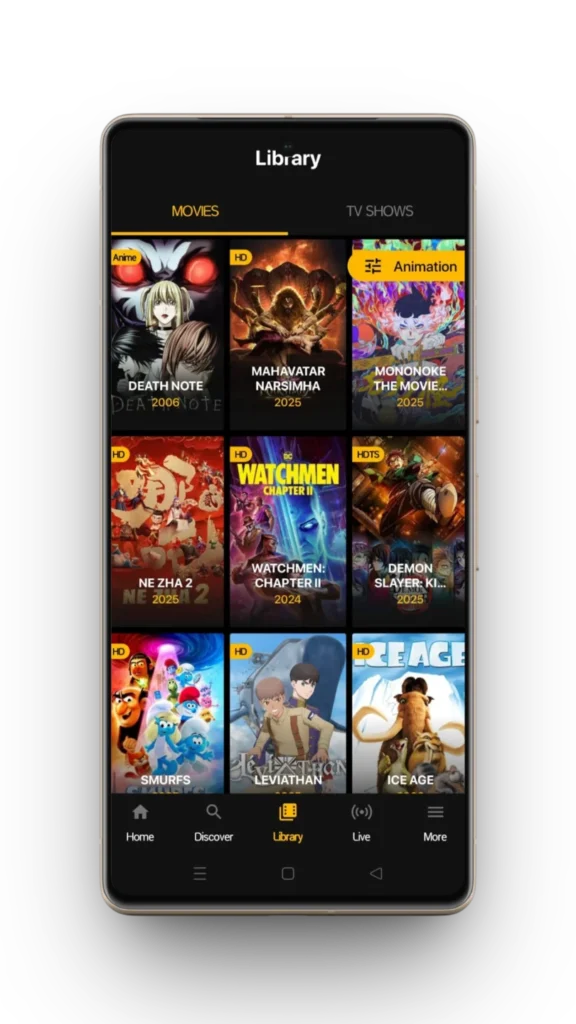 Homepage 4 Additional Features of DooFlixx Apk