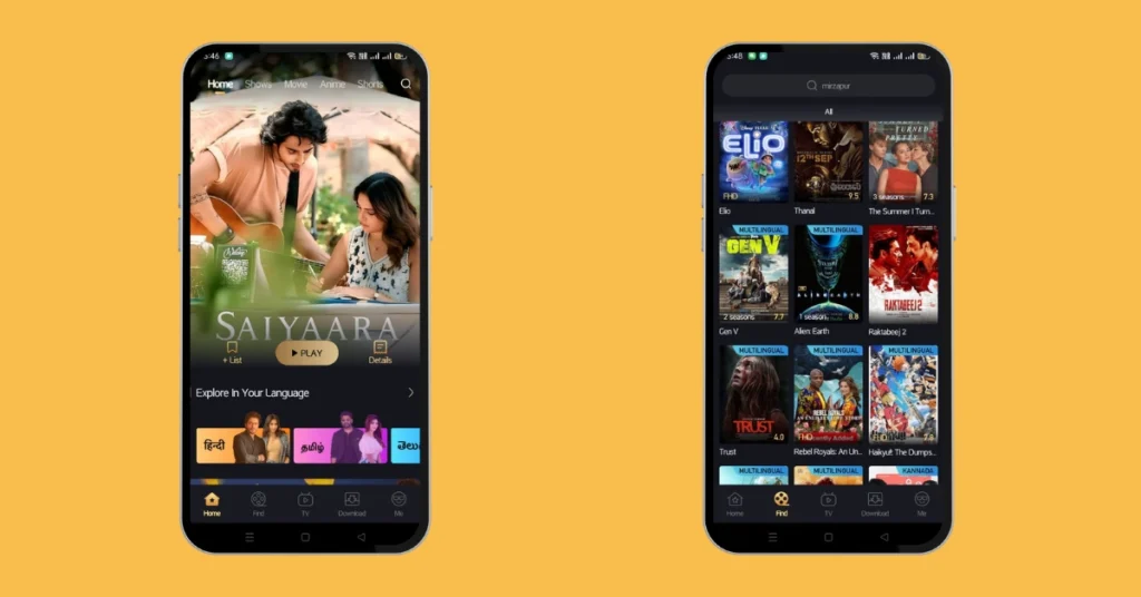 Dooflix vs Castle App: Features, Pros, and Cons Compared 3 castle app home interface and movie filter