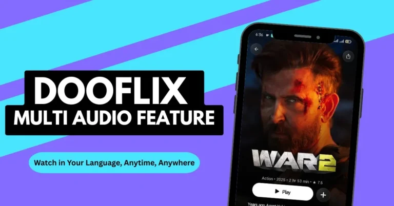 Complete overview of dooflix multi audio feature.