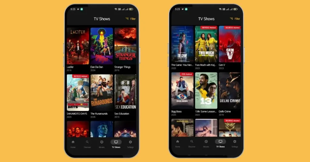 different kinds of tv shows on this streaming platform